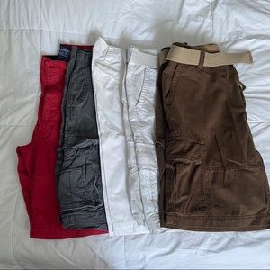 America Rag Bundle of Men’s Cargo/Chino Shorts